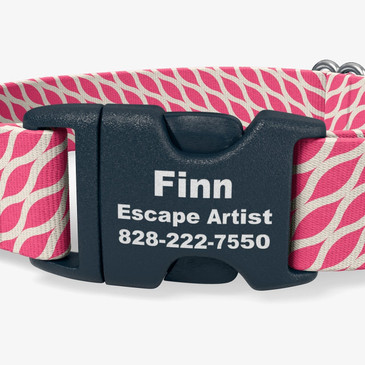 closeup view of personalization